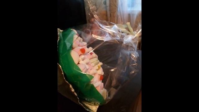 Букет из зефира и маршмеллоу смотреть онлайн