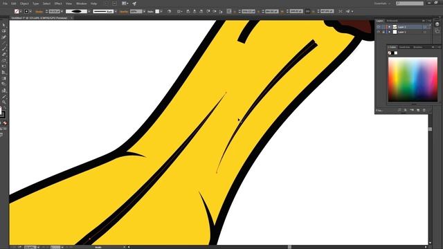Draw Flat Vector Banana Simple Illustration | Vector Design | Adobe Illustrator cc смотреть онлайн