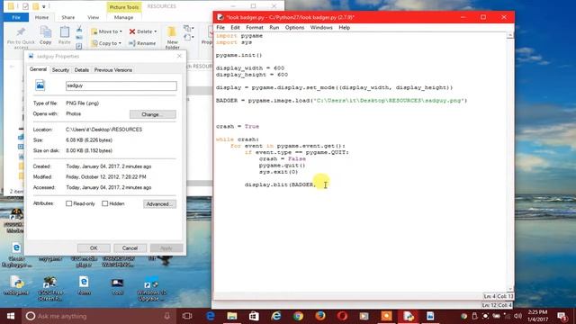 PYGAME TUTORIAL 3(HOW TO LOAD IMAGE IN PYTHON) смотреть онлайн
