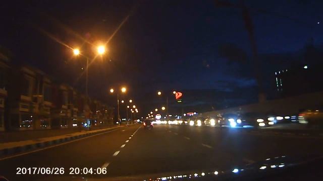 Dual Lens Vehicle BlackBOX DVR - Low Light