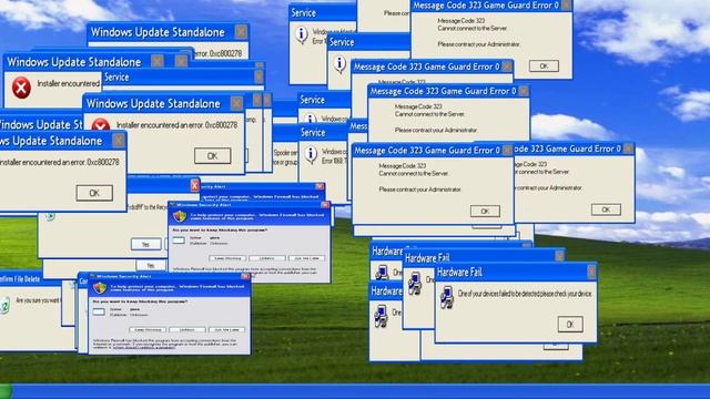 Windows XP сумасшедшая ошибка смотреть онлайн