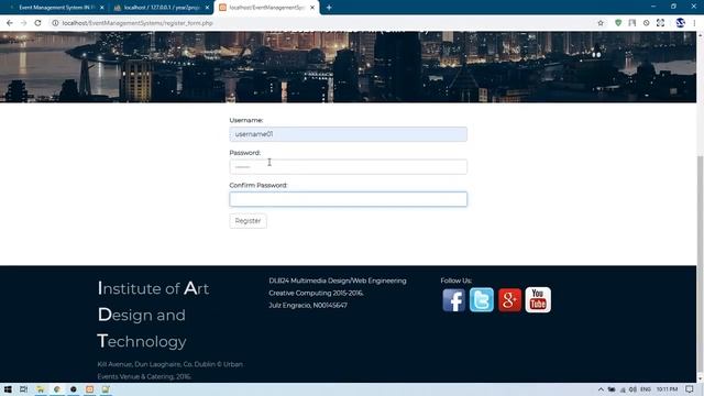 EVENT MANAGEMENT SYSTEM IN PHP, CSS, JAVASCRIPT, AND MYSQL | FREE DOWNLOAD смотреть онлайн
