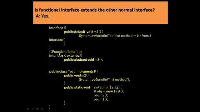 Java 8 Features - Functional Interface with Class Notes .? смотреть онлайн