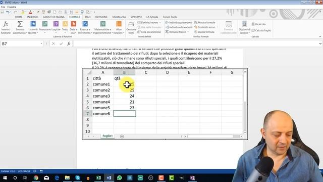 EM121 Come mettere una tabella di excel dentro un Documento di Word смотреть онлайн