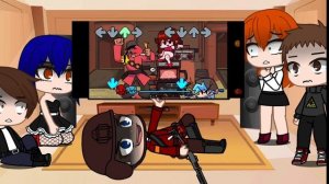 Реакция одноклассников Джеймса (Солдата) на Tf2 mod fnf