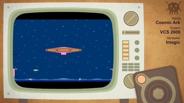 COSMIC ARK für Atari VCS 2600 / PIXELKITSCH смотреть онлайн