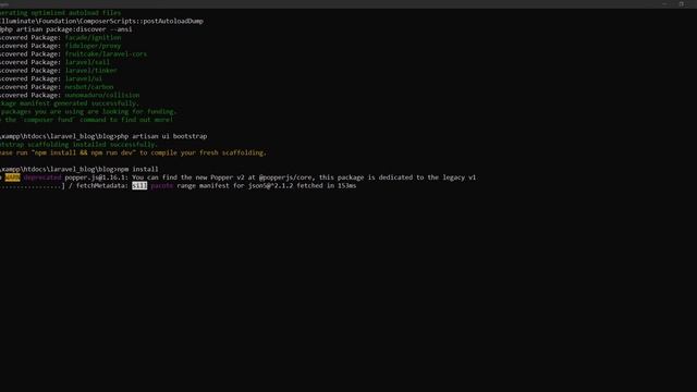 laravel 8 installation with bootstrap UI смотреть онлайн