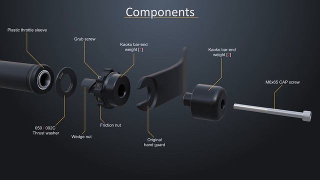KAOKO Throttle Stabilizers - Suzuki DL1050 V-Strom (2020-2023) смотреть онлайн