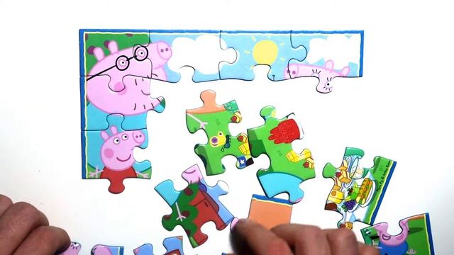 Peppa Pig | Games for kids | Puzzle смотреть онлайн