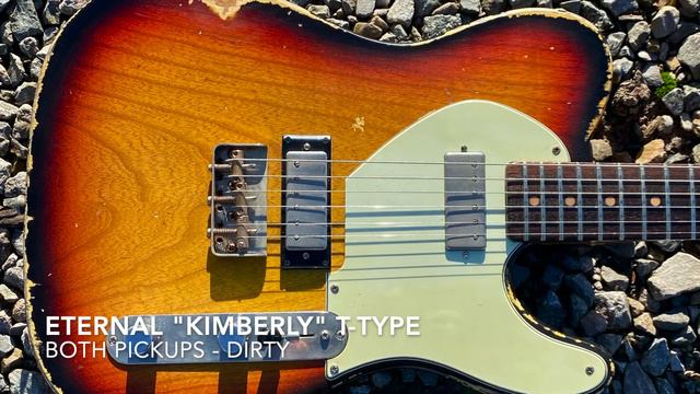 Eternal "Kimberly" T-Type with twin mini-humbuckers. смотреть онлайн
