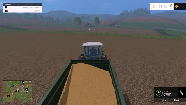 Farming Simulator 2015 (Симулятор фермера) %2. Собираем посевы! смотреть онлайн
