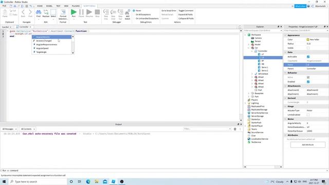 How to Make a Car With Suspension: Roblox Studio смотреть онлайн