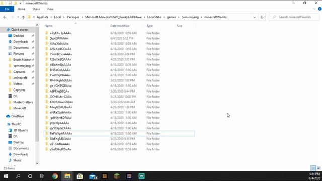 Minecraft Bedrock: How to Backup your Minecraft Worlds on Windows 10 смотреть онлайн