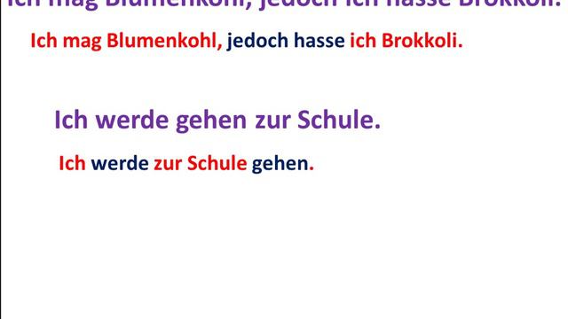 More word order practice in German - www.germanforspalding.org смотреть онлайн