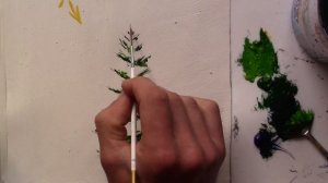 Как нарисовать ЕЛИ - очень подробно про рисование ЕЛОЧЕК! Валерий Рыбаков