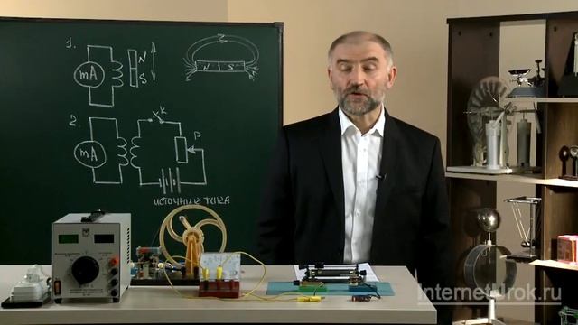 11. Физика 9 класс - Лабораторная работа №4 «Изучение явления электромагнитной индукции» смотреть онлайн