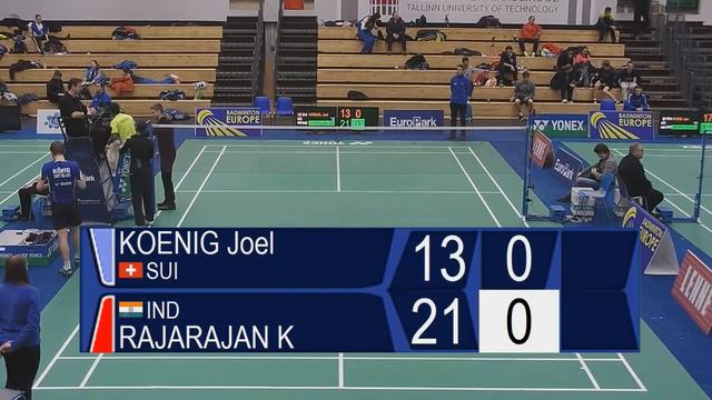 Joel Koenig vs Karan Rajan Rajarajan (MS, Qualifier) - Estonian International 2017 смотреть онлайн
