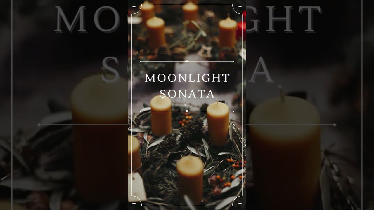 Moonlight Sonata  #merrychristmas #relaxmusic #classicalmusic #sleepmusic #calmmusic #shorts #music