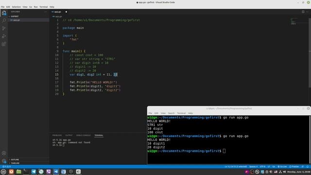 2. GoLang з нуля. Змінні смотреть онлайн