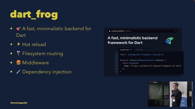 Cross Feat. Flutter | Dominik Roszkowski - Sharing Dart Code Between Mobile And Backend