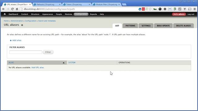Drupal Bootstrap - 11 - Installing Pathauto Module смотреть онлайн