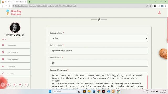 Multipages ice-cream shop website using html css js php & mysql from scratch admin panel part thre смотреть онлайн