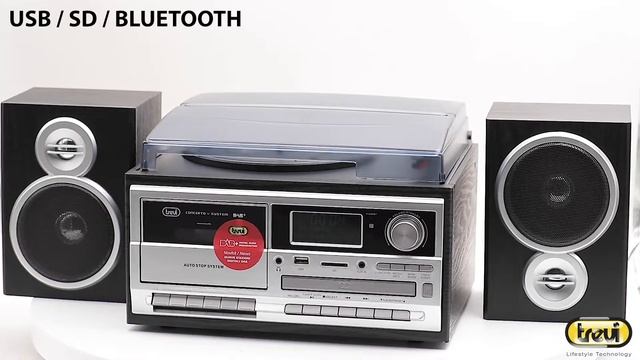 TREVI / SISTEMA STEREO-GIRADISCHI CON RICEVITORE DAB/DAB+ TT 1072 DAB nero смотреть онлайн