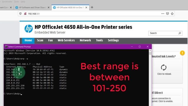 How to Install a Wifi printer - PROPERLY. Change Automatic ip address to Manual ip address. смотреть онлайн