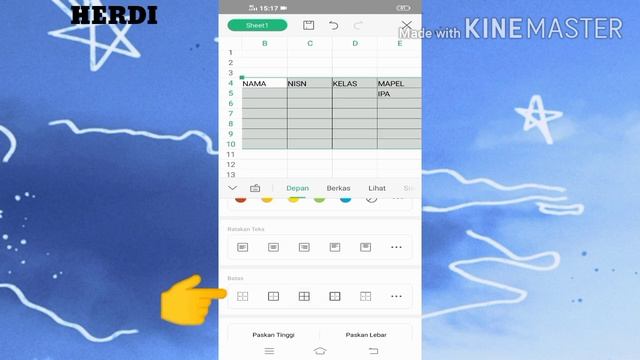 Cara membuat tabel Excel di wps office hp android смотреть онлайн
