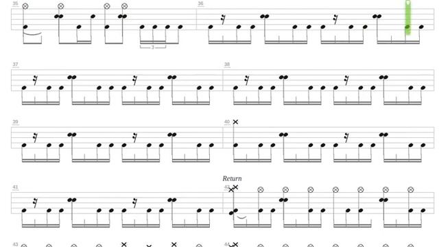 Razor Eater + Yngwie Malmsteen + Drum only + Drum tab смотреть онлайн