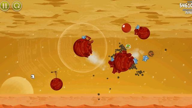 Angry Birds Space Red Planet - Level 5-24 / 3 stars смотреть онлайн