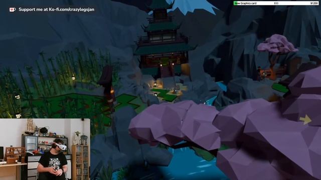 Golfing with friend and finding balls | Walkabout mini golf VR смотреть онлайн