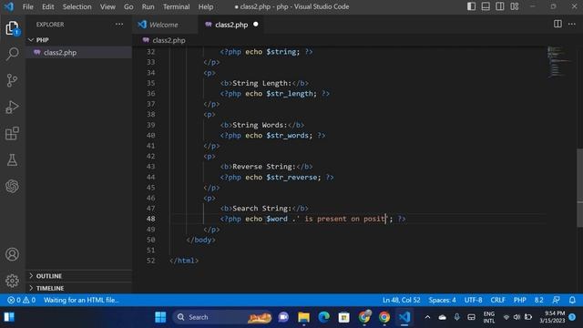 PHP Tutorial 2 | PHP datatypes | PHP strins | Urdu/Hindi смотреть онлайн