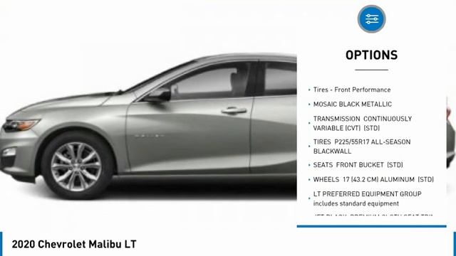 2020 Chevrolet Malibu O076175 смотреть онлайн