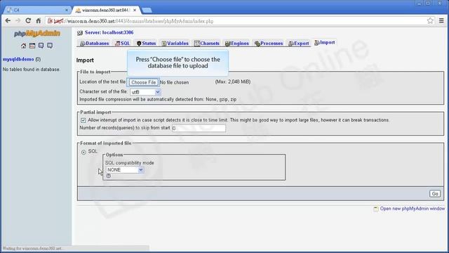 Import and export the MySQL Database (backup & restore) (Plesk 8.6 for Linux/Windows) смотреть онлайн