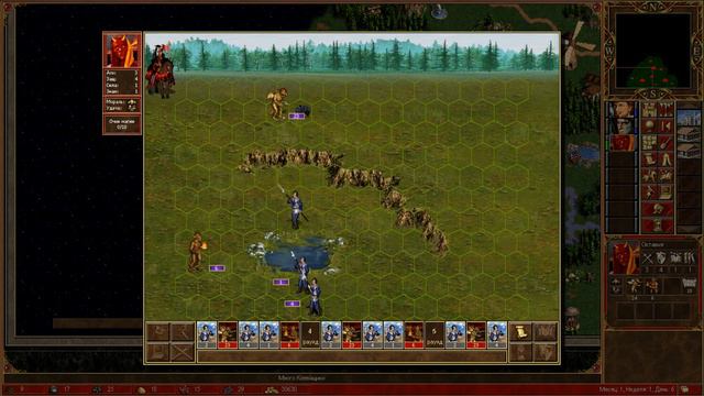 Прохождение Heroes of Might and Magic 3 Complete #9 Да здравствует королева! Утёс грифонов смотреть онлайн