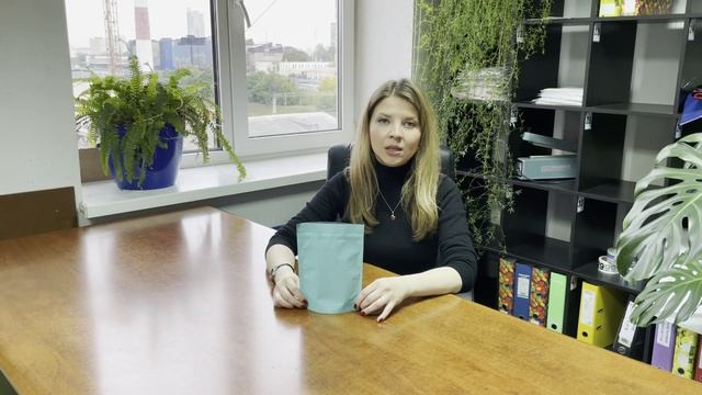 Пакет дой-пак бирюзовый | Купить упаковочную продукцию в Москве смотреть онлайн