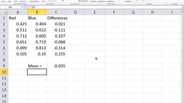 Excel 2010 - Confidence Intervals - Difference Between Means - Matched Pair Data смотреть онлайн