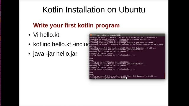 1#Kotlin installation on Ubuntu Linux смотреть онлайн