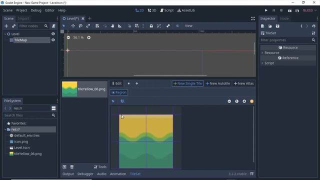 Basic tilemap system in Godot 3.2.2 смотреть онлайн