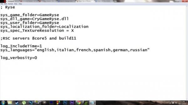 Ryse Son of Rome PC How to Change the Texture Resolution to Max Settings