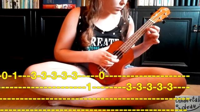 Deltarune Don't forget ukulele cover + TABS смотреть онлайн