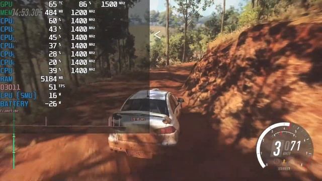 Dirt 2.0 - Benchmark - Ryzen R5 4500U - (Preset: DX11 / Medium - 720p) смотреть онлайн