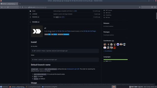 ArcoLinux : 2737 Fish - use github abbreviations coming from plugin-git смотреть онлайн