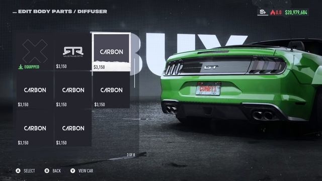 NFS Unbound - Ford Mustang GT Convertible Customization | Max Build S+ смотреть онлайн