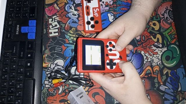 РАСПАКОВКА ИГРОВАЯ ПРИСТАВКА SUP Game Boy 