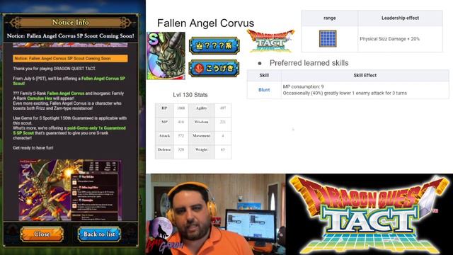Dragon Quest Tact - DQ9 - Fallen Angel Corvus and Cumulus Hex Unit Review смотреть онлайн