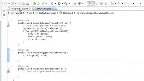 Java programming part 104 Graphics : Java Animation 7 MouseMotionListener 1