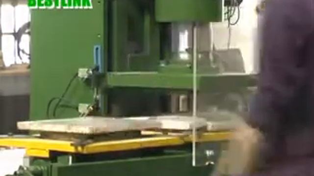 BESTLINK Automatic Stone Stamping machine for tile cutting and shaping +86-13666089747 смотреть онлайн