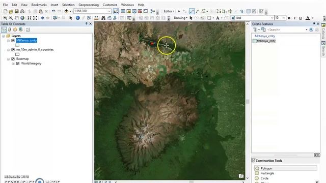 Making a new polygon shapefile in ArcMap смотреть онлайн